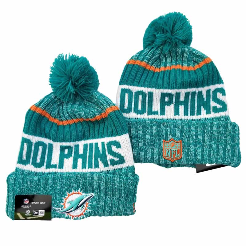 Miami Dolphins Team Logo Knit Hat YD (5)
