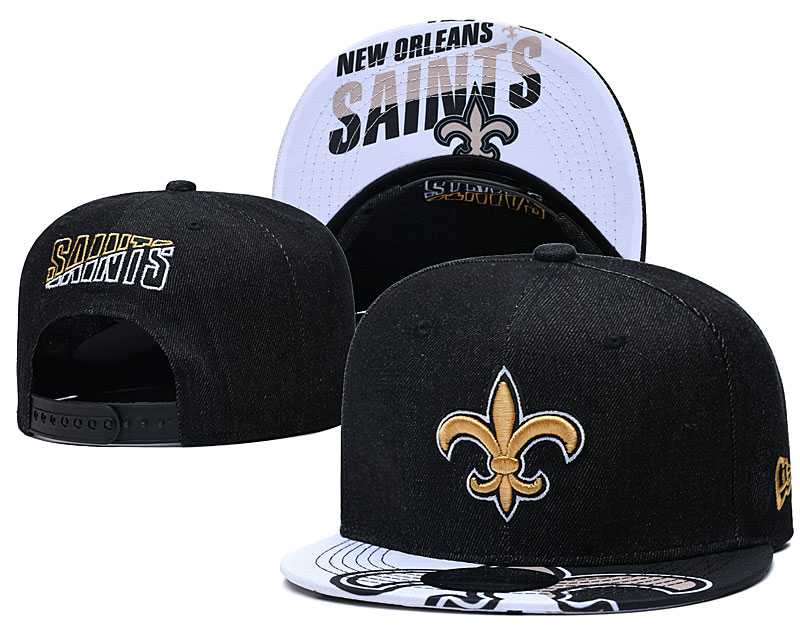 New Orleans Saints Team Logo Adjustable Hat YD (2)