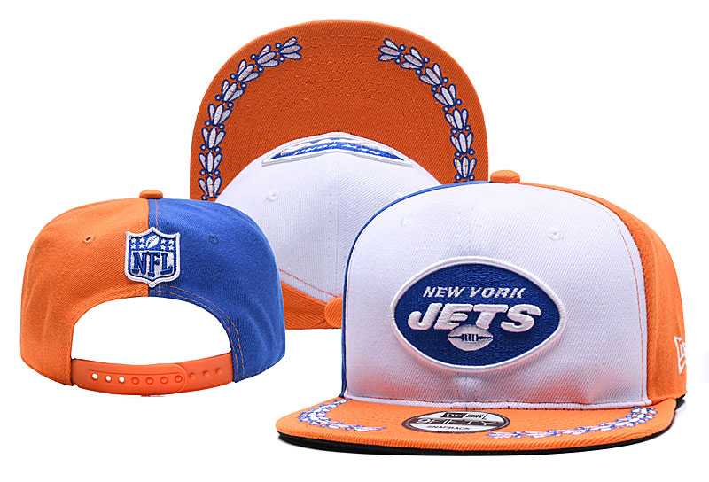New York Jets Team Logo Adjustable Hat YD (3)