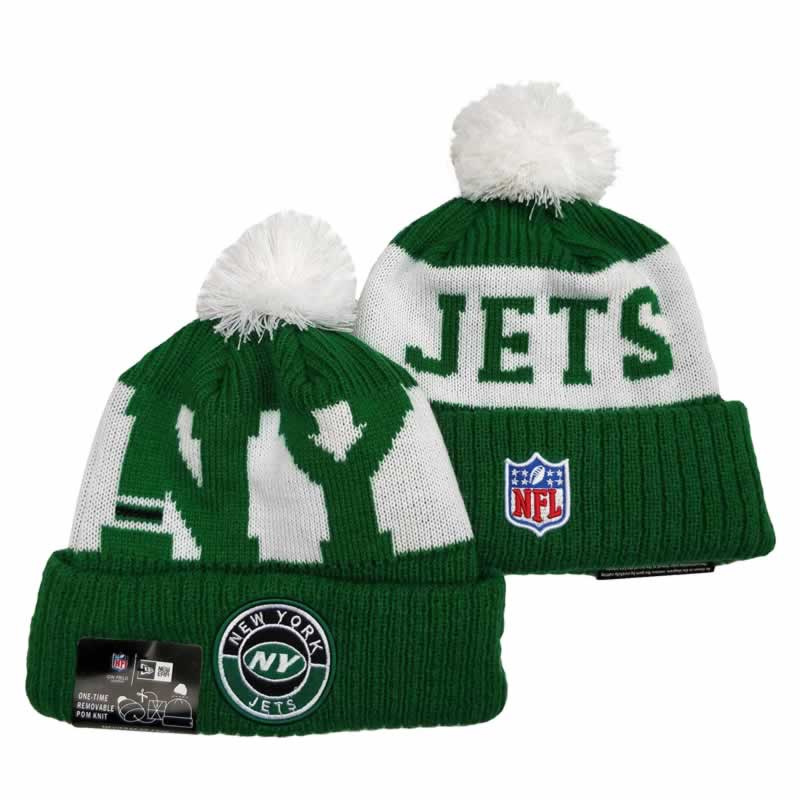 New York Jets Team Logo Knit Hat YD (9)