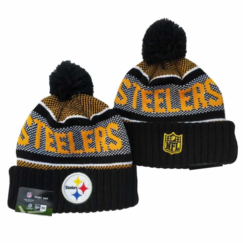Pittsburgh Steelers Team Logo Knit Hat YD (4)