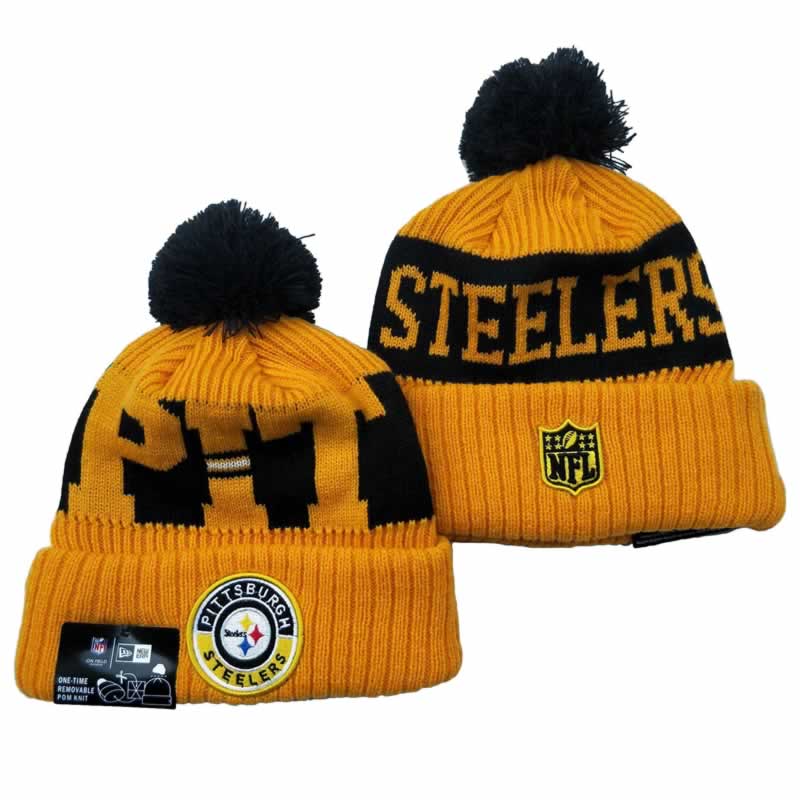 Pittsburgh Steelers Team Logo Knit Hat YD (8)