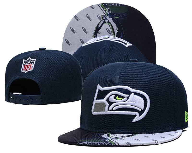 Seattle Seahawks Team Logo Adjustable Hat GS (4)