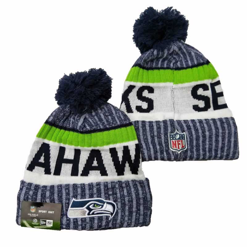 Seattle Seahawks Team Logo Knit Hat YD (1)
