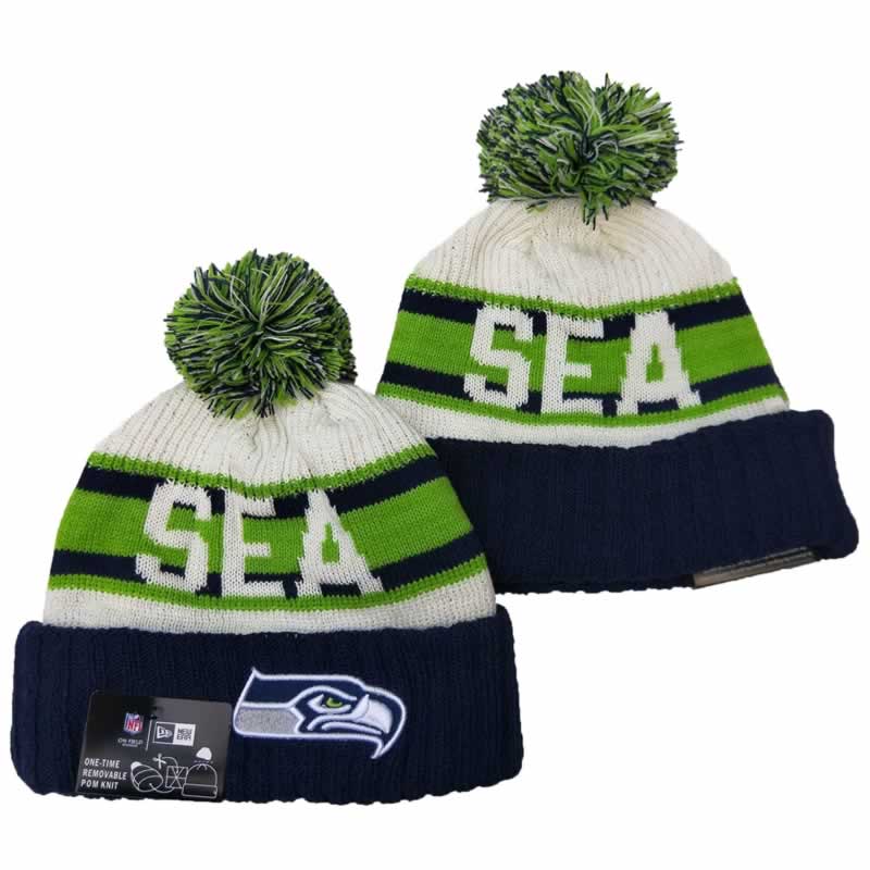 Seattle Seahawks Team Logo Knit Hat YD (2)