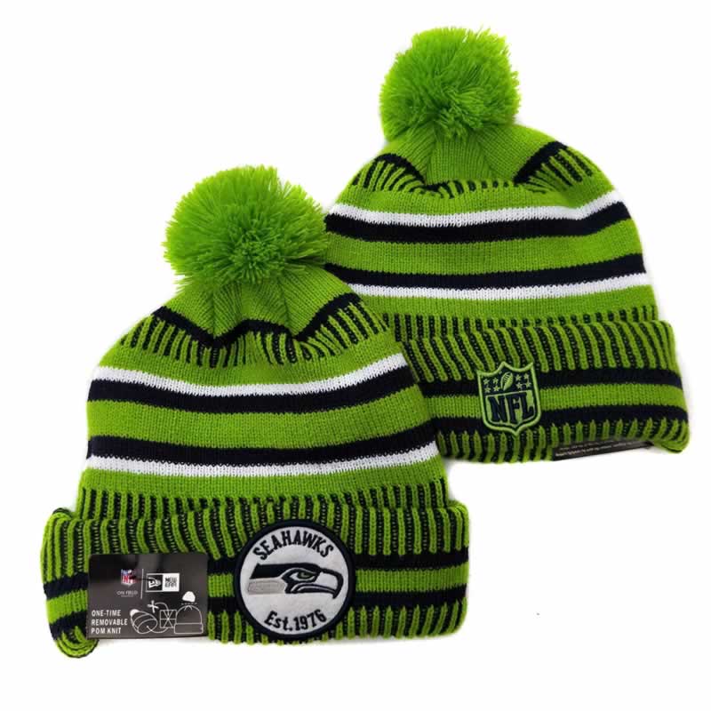 Seattle Seahawks Team Logo Knit Hat YD (4)