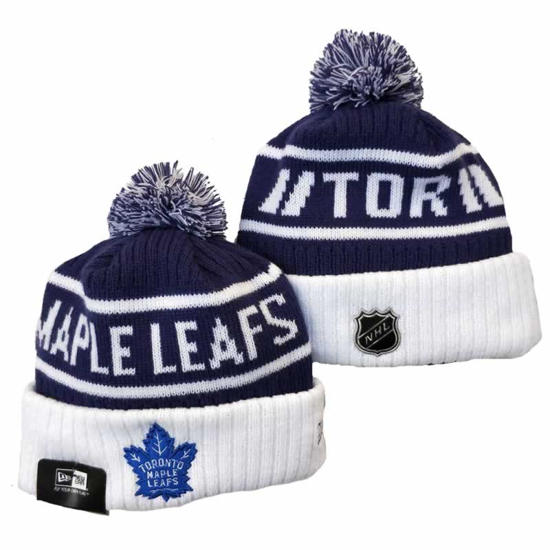 Toronto Maple Leafs Team Logo Knit Hat YD (3)