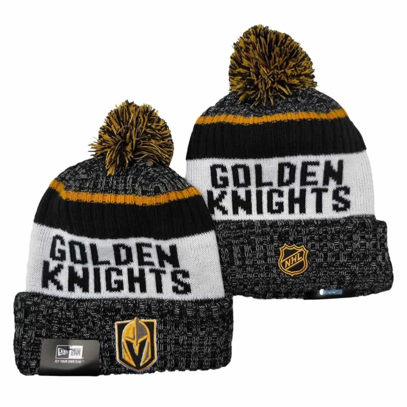 Vegas Golden Knight Team Logo Knit Hat YD (2)