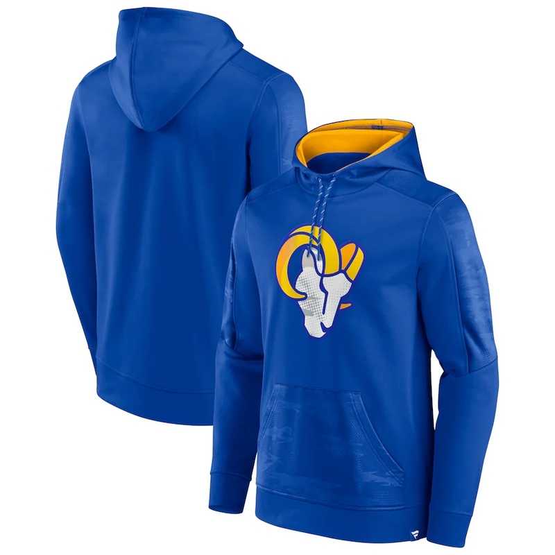 Los Angeles Rams Fanatics Branded On The Ball Pullover Hoodie Royal
