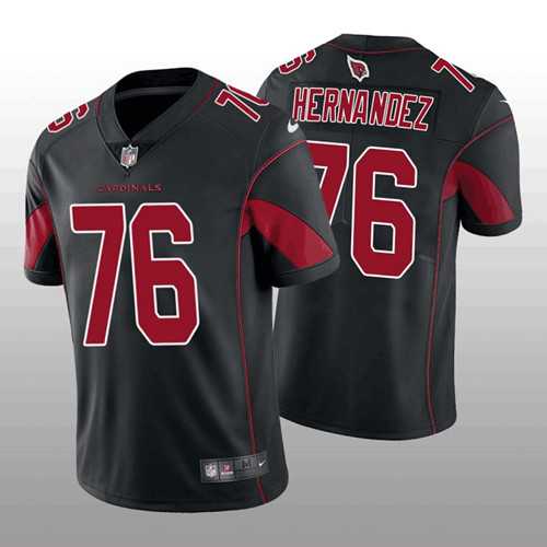 Nike Men & Women & Youth Arizona Cardinals #76 Will Hernandez Black Color Rush Stitched Football Jersey