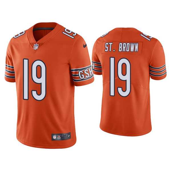 Nike Men & Women & Youth Chicago Bears #19 Equanimeous St. Brown Orange Vapor untouchable Limited Stitched Jersey