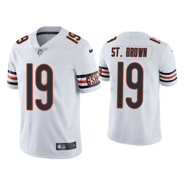 Nike Men & Women & Youth Chicago Bears #19 Equanimeous St. Brown White Vapor untouchable Limited Stitched Jersey
