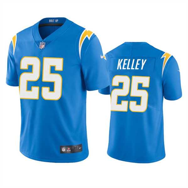 Nike Men & Women & Youth Los Angeles Chargers #25 Joshua Kelley Blue Vapor Untouchable Limited Stitched Jersey
