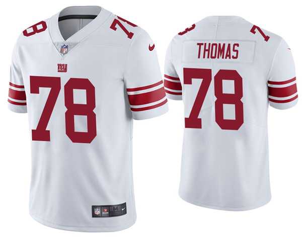 Nike Men & Women & Youth New York Giants #78 Andrew Thomas 2020 White Vapor Untouchable Limited Stitched Jersey
