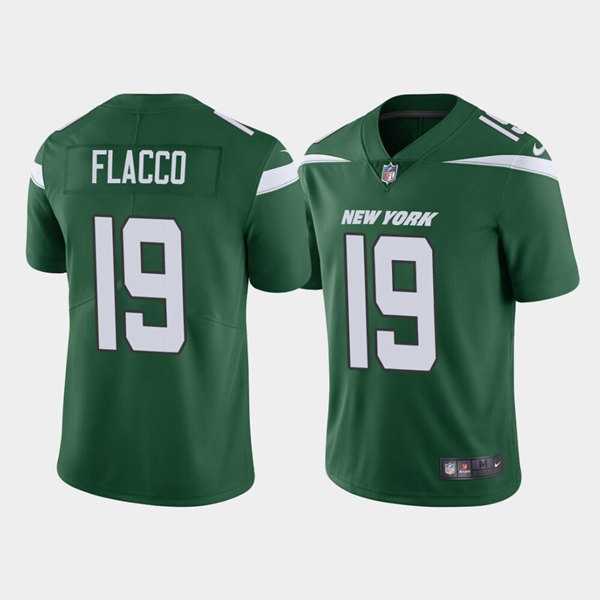 Nike Men & Women & Youth New York Jets #19 Joe Flacco Green Vapor Limited Stitched Jersey