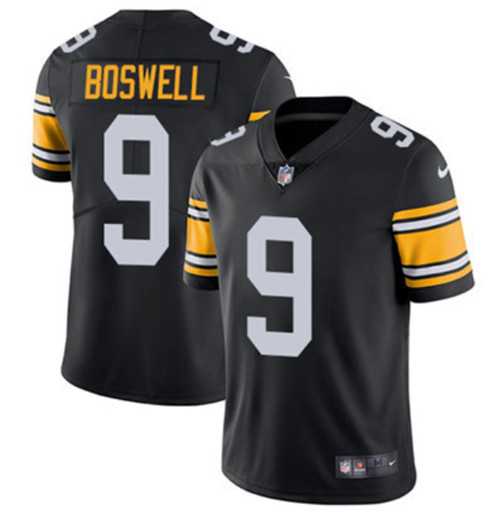Nike Men & Women & Youth Pittsburgh Steelers #9 Chris Boswell Black Vapor Untouchable Stitched Jersey