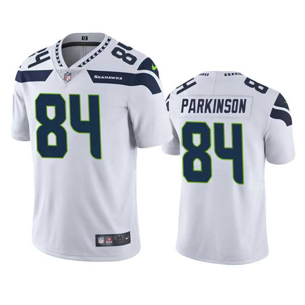 Nike Men & Women & Youth Seattle Seahawks #84 Colby Parkinson White Vapor Untouchable Limited Stitched Jersey