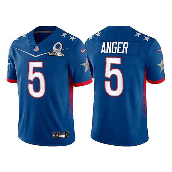 Dallas Cowboys 5 Bryan Anger Blue 2022 NFC Pro Bowl Limited Jersey Dyin