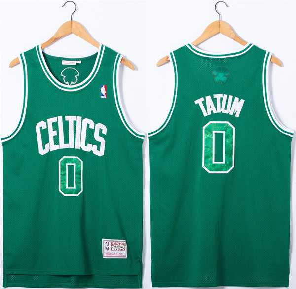 Boston Celtics #0 Jayson Tatum Green Stitched Jersey Dzhi