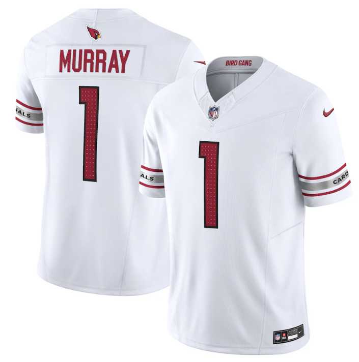 Men & Women & Youth Arizona Cardinals #1 Kyler Murray White Vapor Untouchable F.U.S.E. Limited Stitched Football Jersey