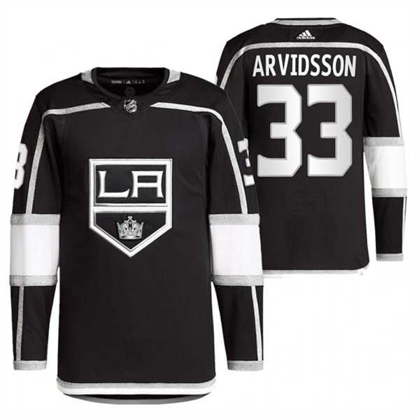 Men's Los Angeles Kings #33 Viktor Arvidsson Black Stitched Jersey Dzhi