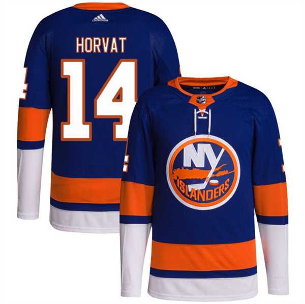 Men's New York Islanders #14 Bo Horvat Royal Stitched Jersey Dzhi