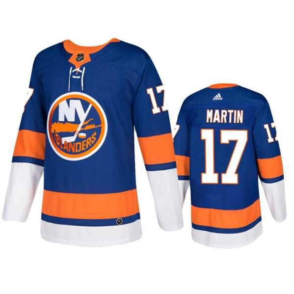 Men's New York Islanders #17 Matt Martin Royal Stitched Jersey Dzhi