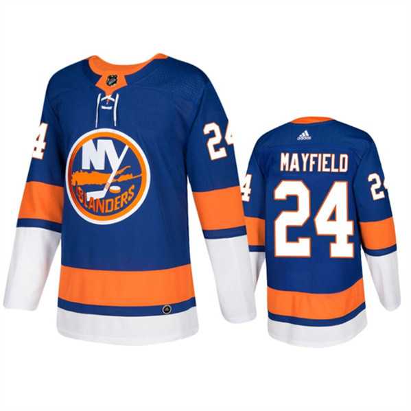 Men's New York Islanders #24 Scott Mayfield Royal Stitched Jersey Dzhi