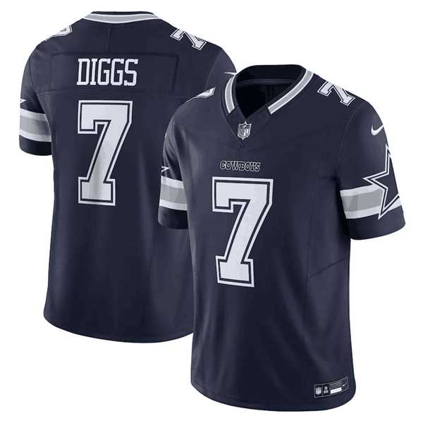 Men & Women & Youth Dallas Cowboys #7 Trevon Diggs Navy 2023 F.U.S.E. Limited Stitched Football Jersey