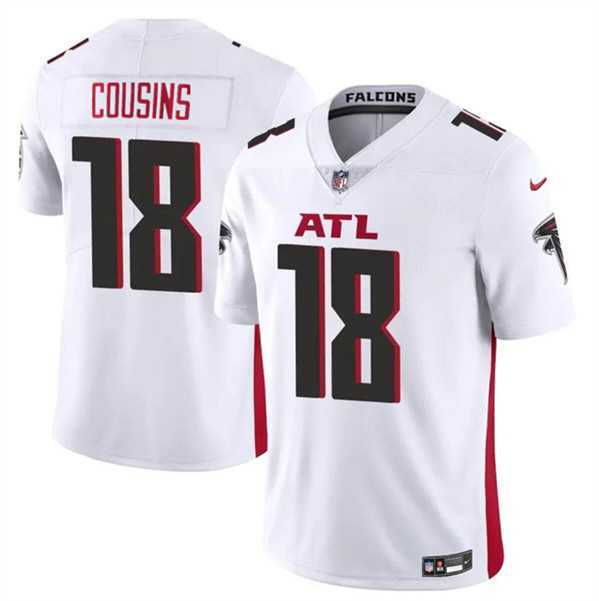 Men & Women & Youth Atlanta Falcons #18 Kirk Cousins White Vapor Untouchable Limited Jersey