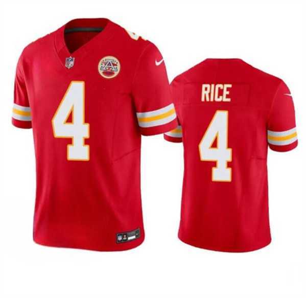Men & Women & Youth Kansas City Chiefs #4 Rashee Rice Red 2024 F.U.S.E. Vapor Untouchable Limited Jersey