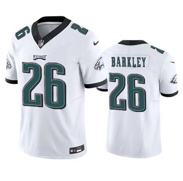 Men & Women & Youth Philadelphia Eagles #26 Saquon Barkley White 2023 F.U.S.E. Vapor Untouchable Limited Jersey