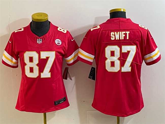 Youth Kansas City Chiefs #87 Taylor Swift Red 2023 F.U.S.E. Vapor Untouchable Limited Jersey