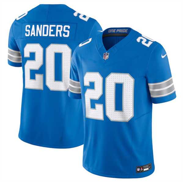 Men & Women & Youth Detroit Lions #20 Barry Sanders Blue 2024 F.U.S.E. Vapor Limited Stitched Jersey