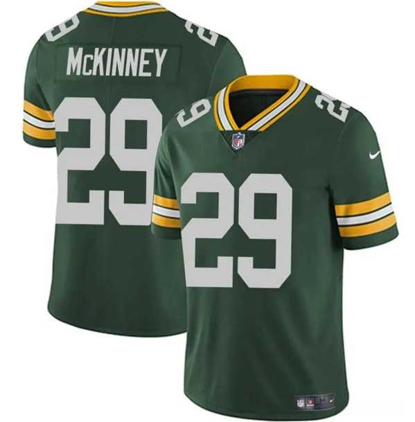 Men & Women & Youth Green Bay Packers #29 Xavier McKinney Green Vapor Limited Football Stitched Jersey