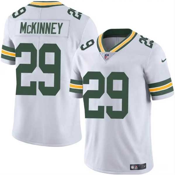 Men & Women & Youth Green Bay Packers #29 Xavier McKinney White Vapor Limited Football Stitched Jersey