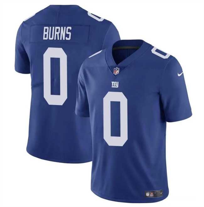 Men & Women & Youth New York Giants #0 Brian Burns Blue Vapor Untouchable Limited Football Stitched Jersey