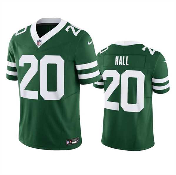 Men & Women & Youth New York Jets #20 Breece Hall Green 2024 F.U.S.E. Vapor Limited Football Stitched Jersey