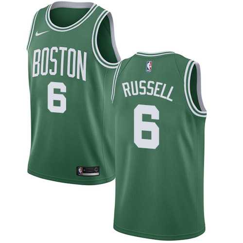 Men's Boston Celtics #6 Bill Russell Green 2023 Association Edition Stitched Basketball Jersey Dzhi