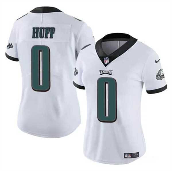 Women's Philadelphia Eagles #0 Bryce Huff White Vapor Untouchable Limited Football Stitched Jersey Dzhi