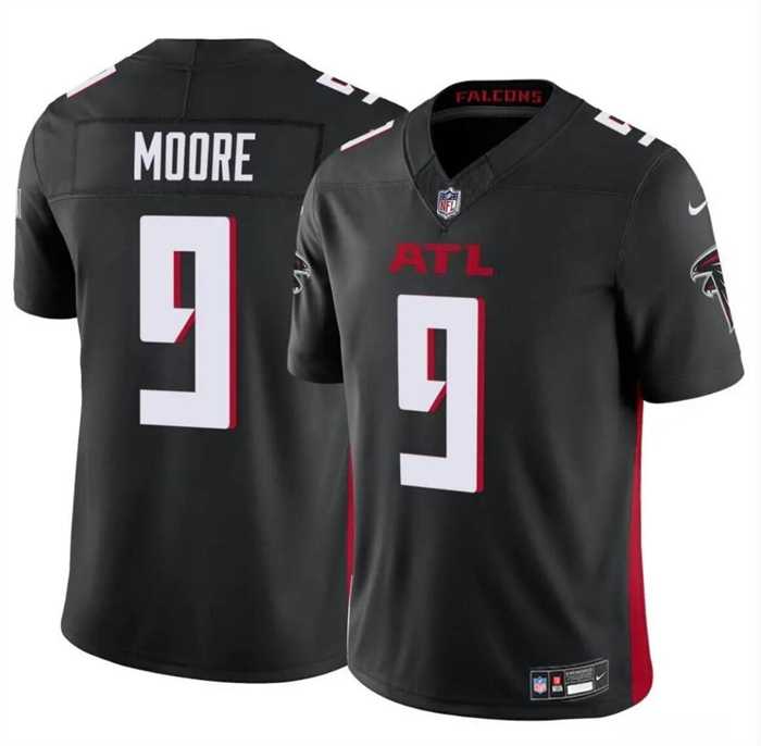 Men & Women & Youth Atlanta Falcons #9 Rondale Moore Black 2023 F.U.S.E Vapor Untouchable Limited Football Stitched Jersey