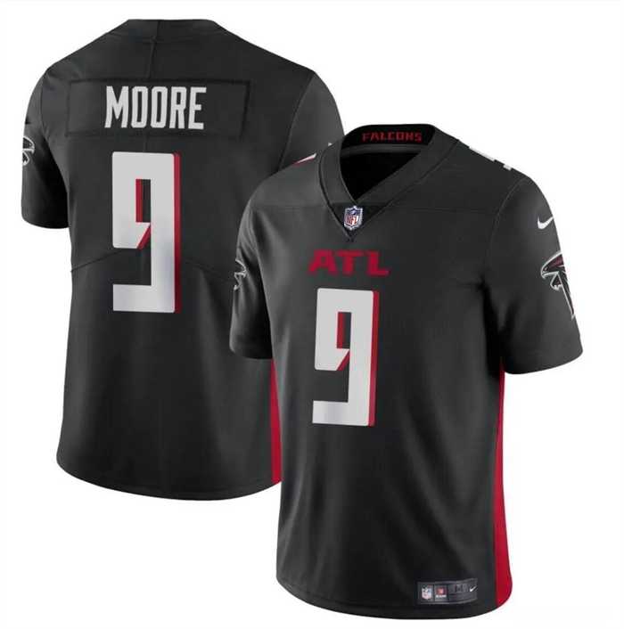 Men & Women & Youth Atlanta Falcons #9 Rondale Moore Black Vapor Untouchable Limited Football Stitched Jersey