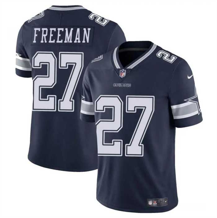 Men & Women & Youth Dallas Cowboys #27 Royce Freeman Navy Vapor Untouchable Limited Football Stitched Jersey