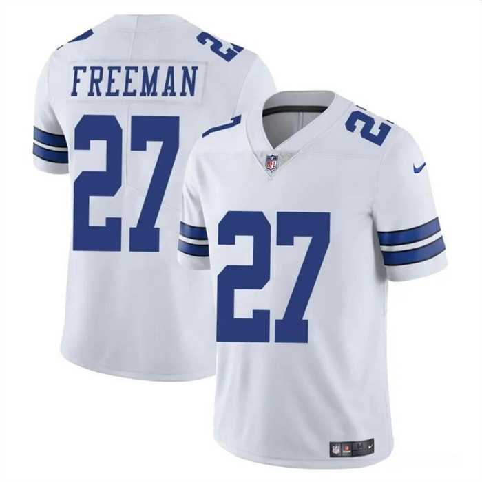 Men & Women & Youth Dallas Cowboys #27 Royce Freeman White Vapor Untouchable Limited Football Stitched Jersey