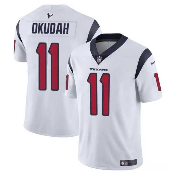 Men & Women & Youth Houston Texans #11 Jeff Okudah White Vapor Untouchable Football Stitched Jersey