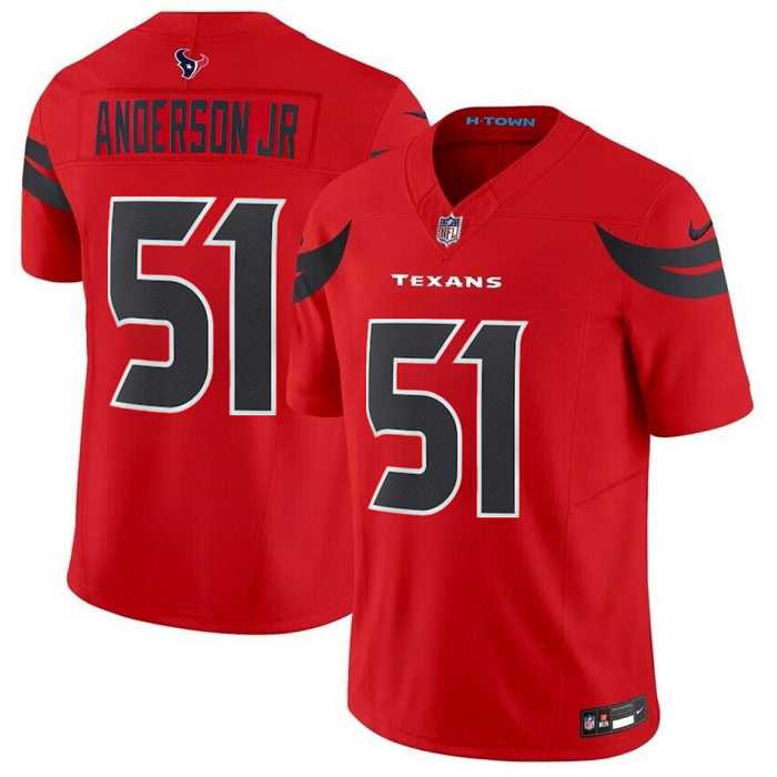 Men & Women & Youth Houston Texans #51 Will Anderson Jr. Red 2024 Alternate F.U.S.E Vapor Football Stitched Jersey