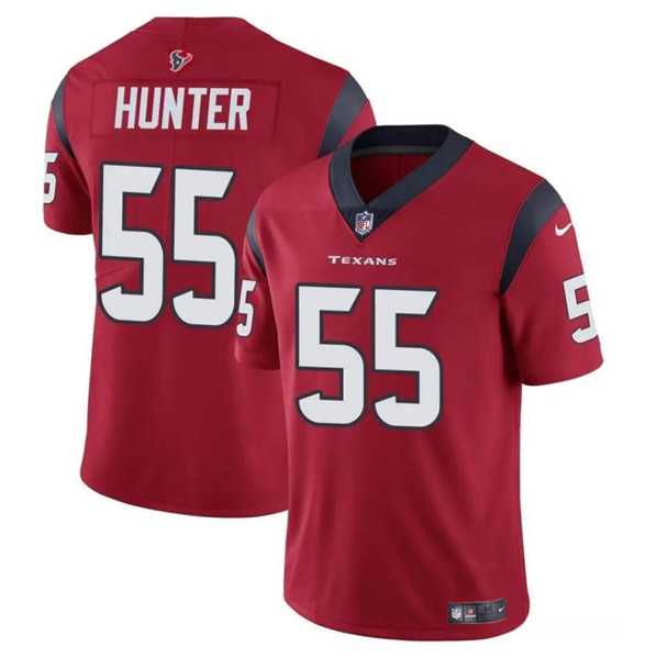Men & Women & Youth Houston Texans #55 Danielle Hunter Red Vapor Untouchable Limited Football Stitched Jersey