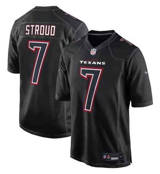 Men & Women & Youth Houston Texans #7 C.J. Stroud Black Fashion Vapor Untouchable Limited Football Stitched Jersey