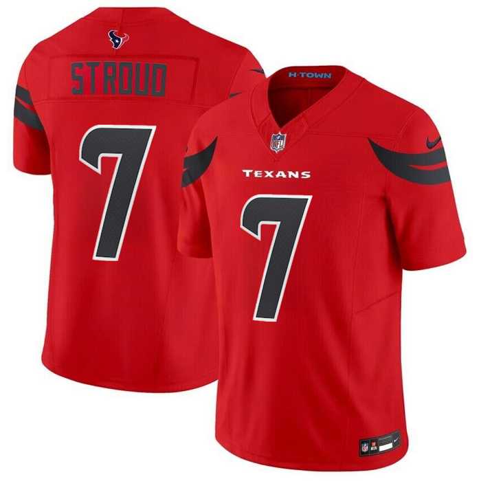 Men & Women & Youth Houston Texans #7 C.J. Stroud Red 2024 Alternate F.U.S.E Vapor Football Stitched Jersey