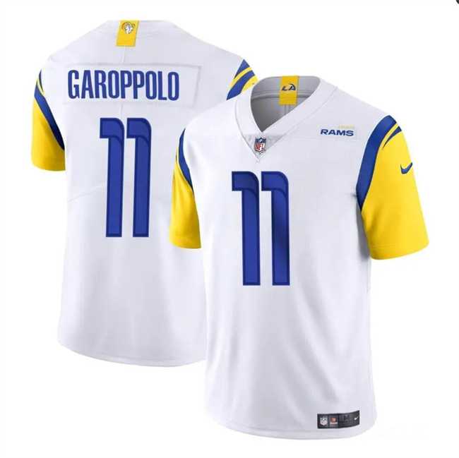 Men & Women & Youth Los Angeles Rams #11 Jimmy Garoppolo White Vapor Untouchable Football Stitched Jersey